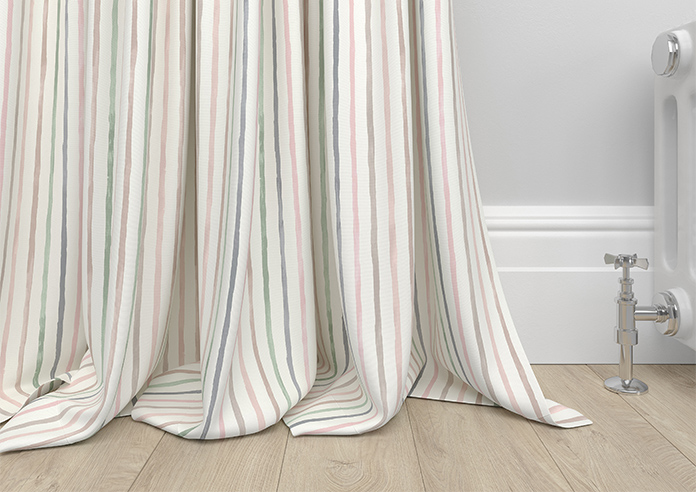 Vintage Stripe, Pastels - Made to Measure Curtains - Image 6